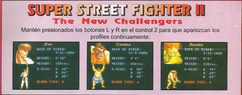 SUPER STREET FIGHTER 2 THE NEW CHALLENGERS